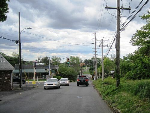 Trevose PA 1 Intersection of Old Street Road and Brownsville Road
