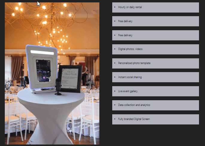 Selfie Booth - Tabletop 3 Selfie Booth- DIY Booth