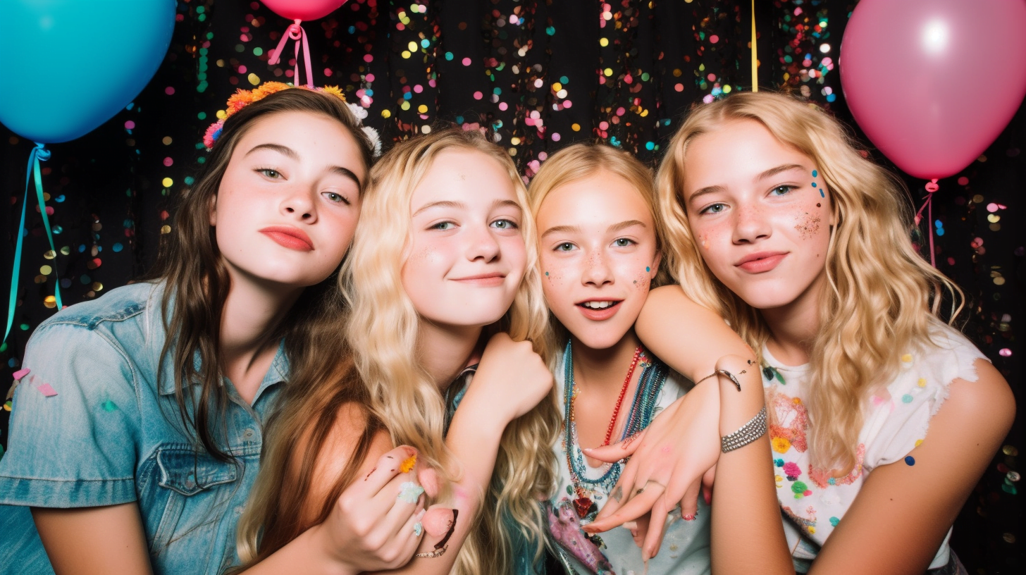 tomrzaca A group of jubilant teenage girls gathered in a radian 1831cecc 6bfc 43c6 84c7 bd6d341a7965 d9e87661