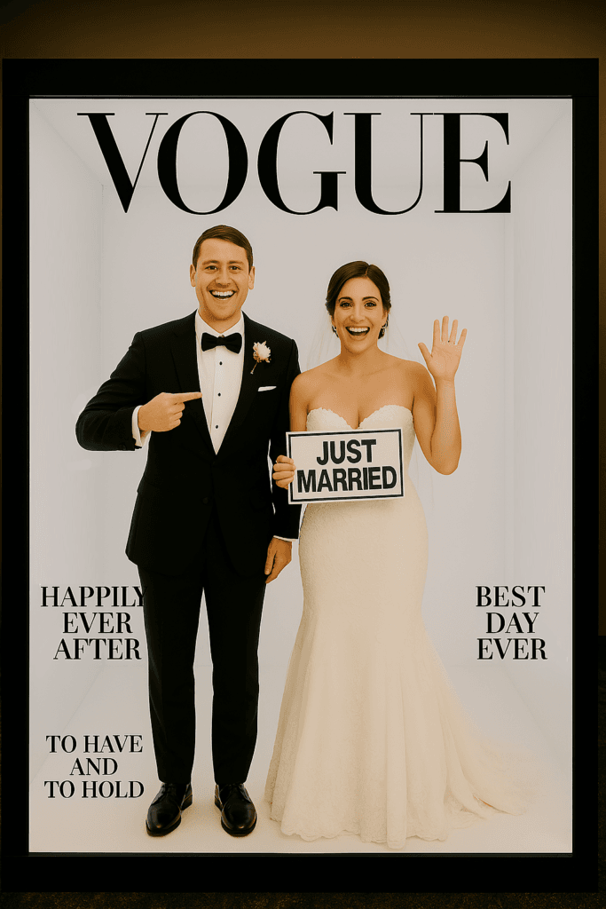 Capture Your Fun Moments with the Best Philly Photo Booth! 5 Vogue Wedding Booth Image copy