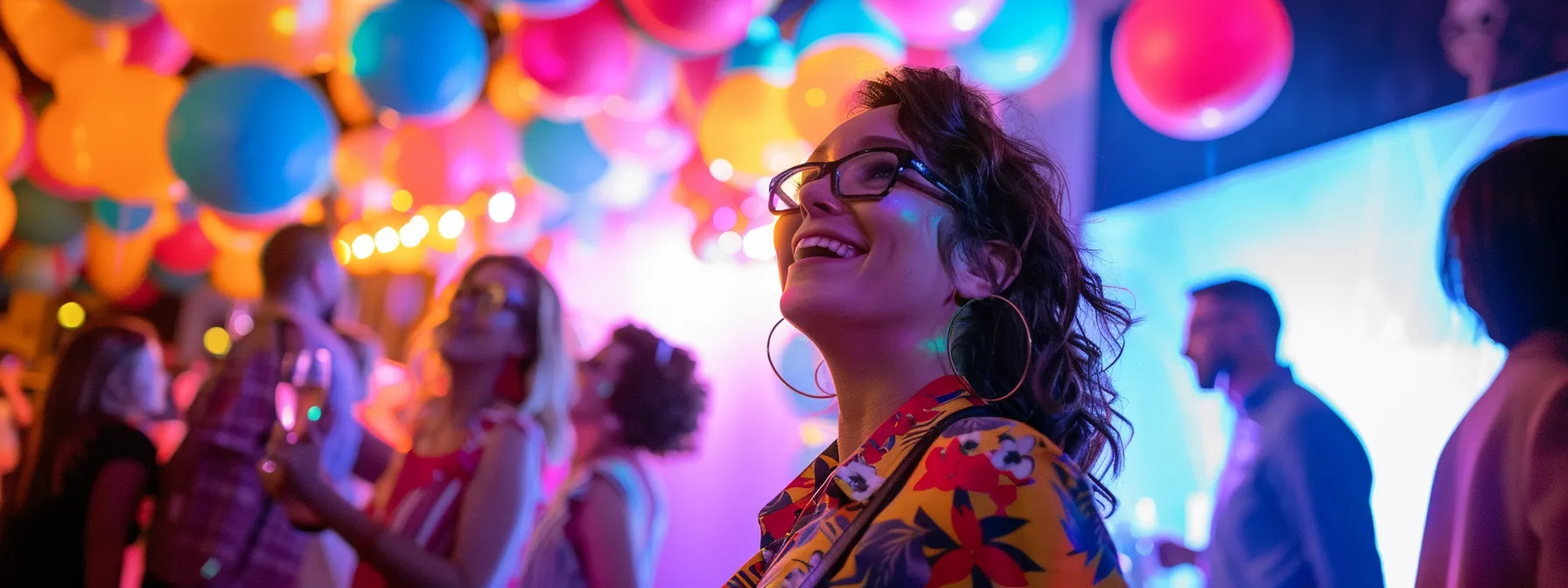 Trust the Best Philly Photo Booth Company in Bucks County for Fun 1 a dynamic event space filled with cheerful guests posing in front of a sleek, modern selfie booth, vibrant props scattered around, capturing joyful moments that showcase the booth’s impact on memorable celebrations.