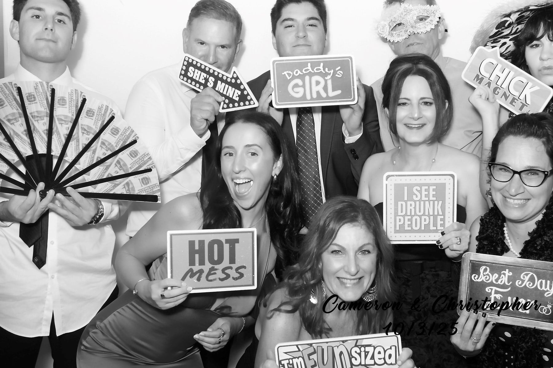 Guests creating memorable keepsakes with a Philadelphia photo booth rental