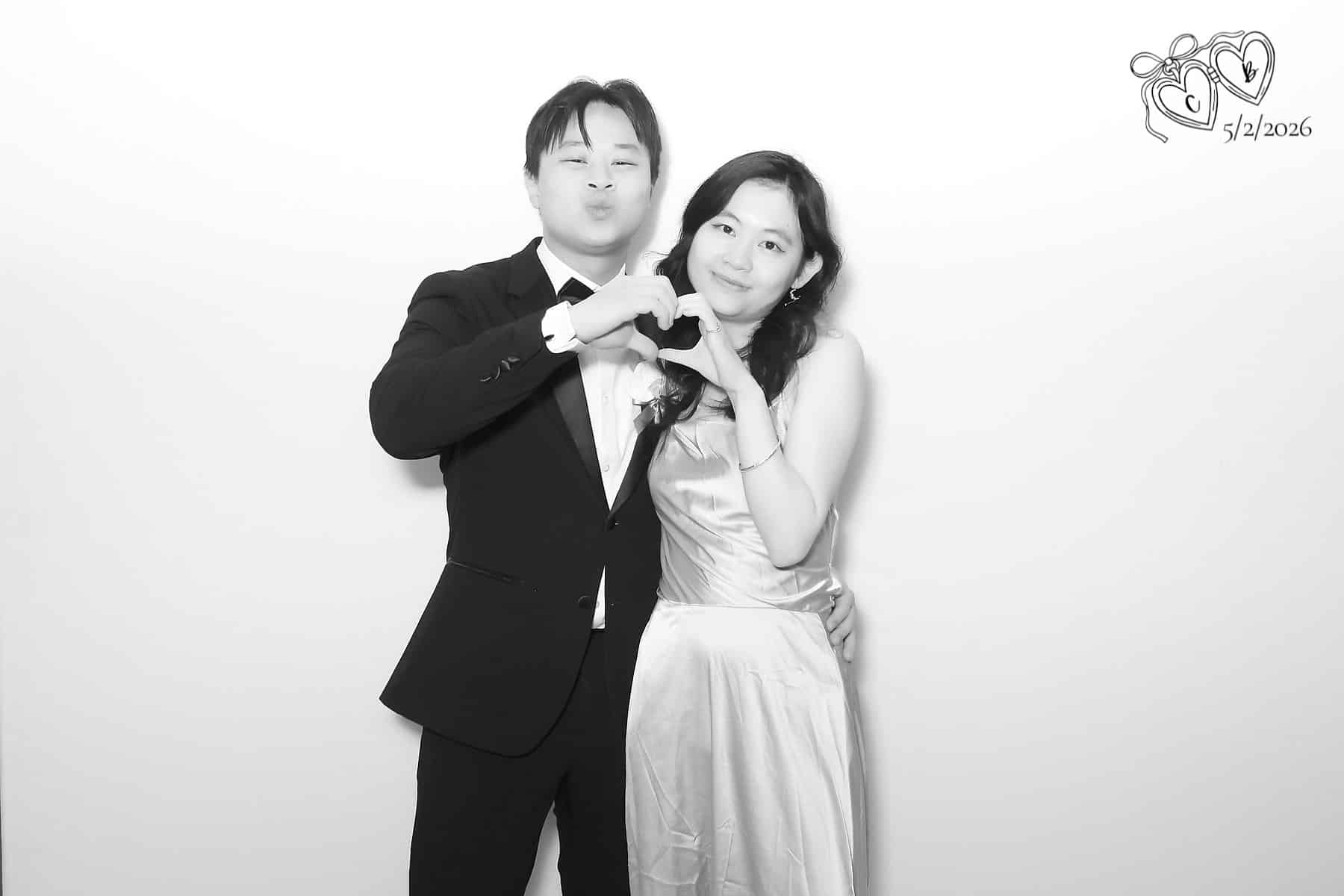 Wedding guests enjoying a Glam Photo Booth at a Philadelphia wedding reception