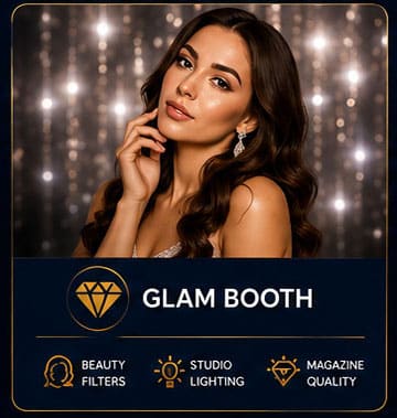 Glam booth 1
