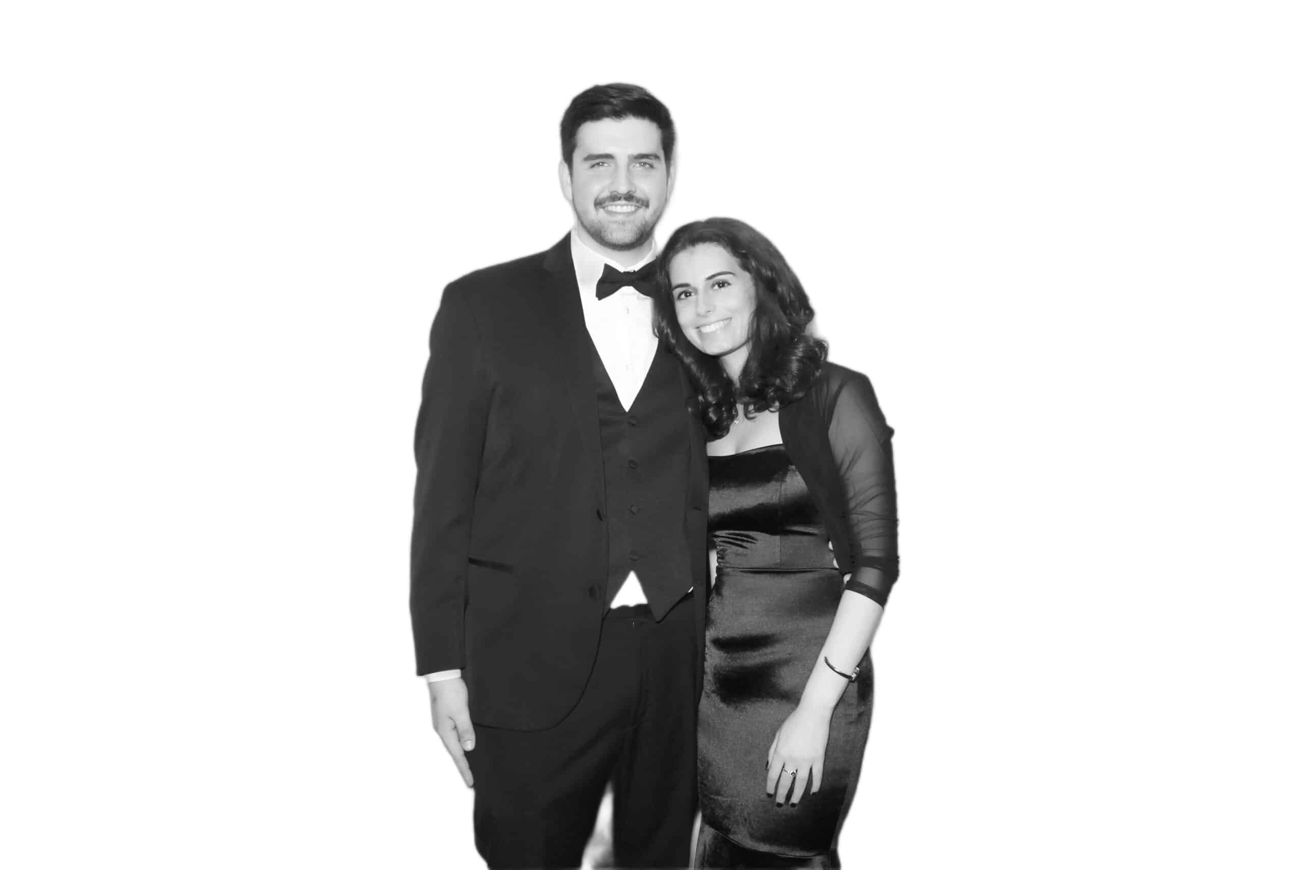 Wedding guests enjoying a Glam Photo Booth at a Philadelphia wedding reception