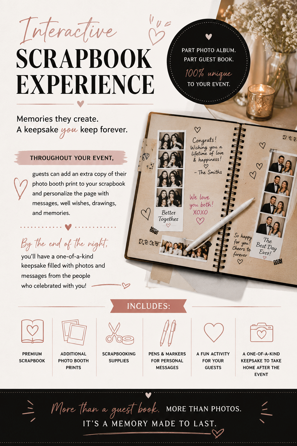 Interactive Scrapbook Experience from Extreme Photo Booths