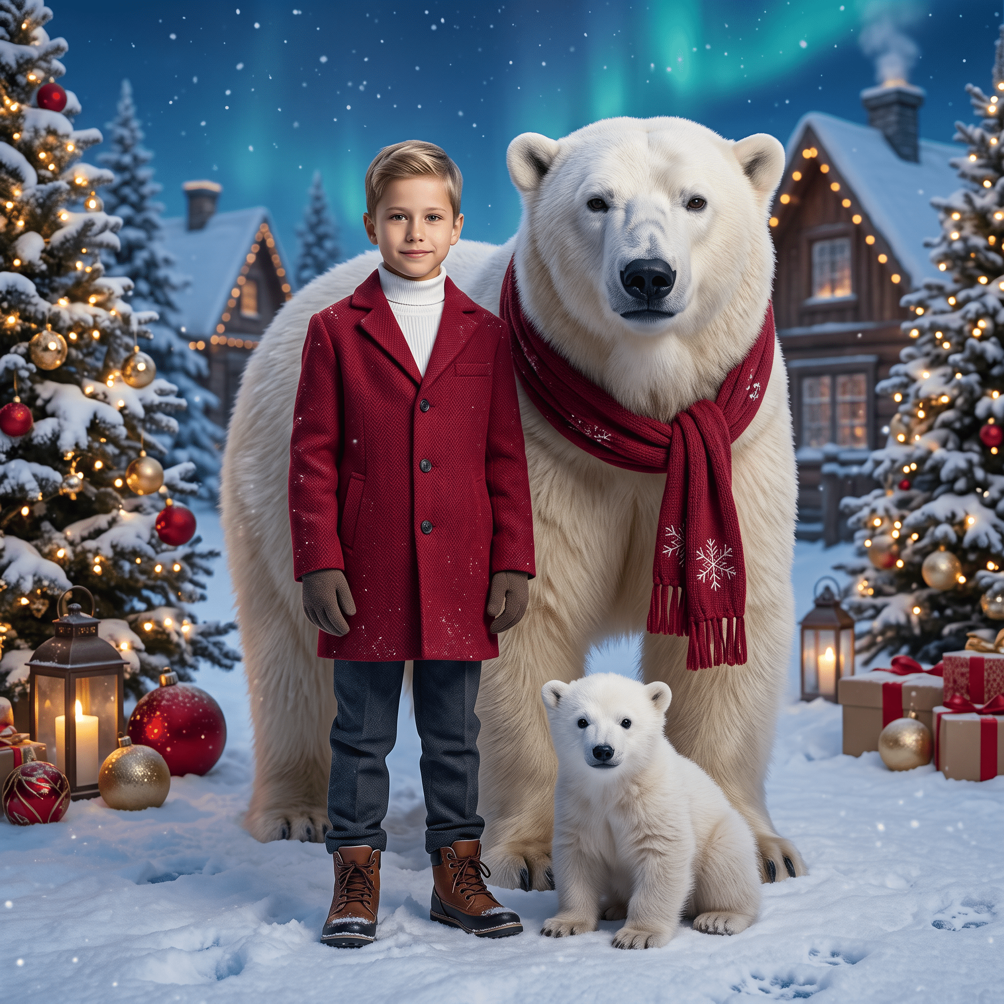 Christmas Polar Bear Encounter