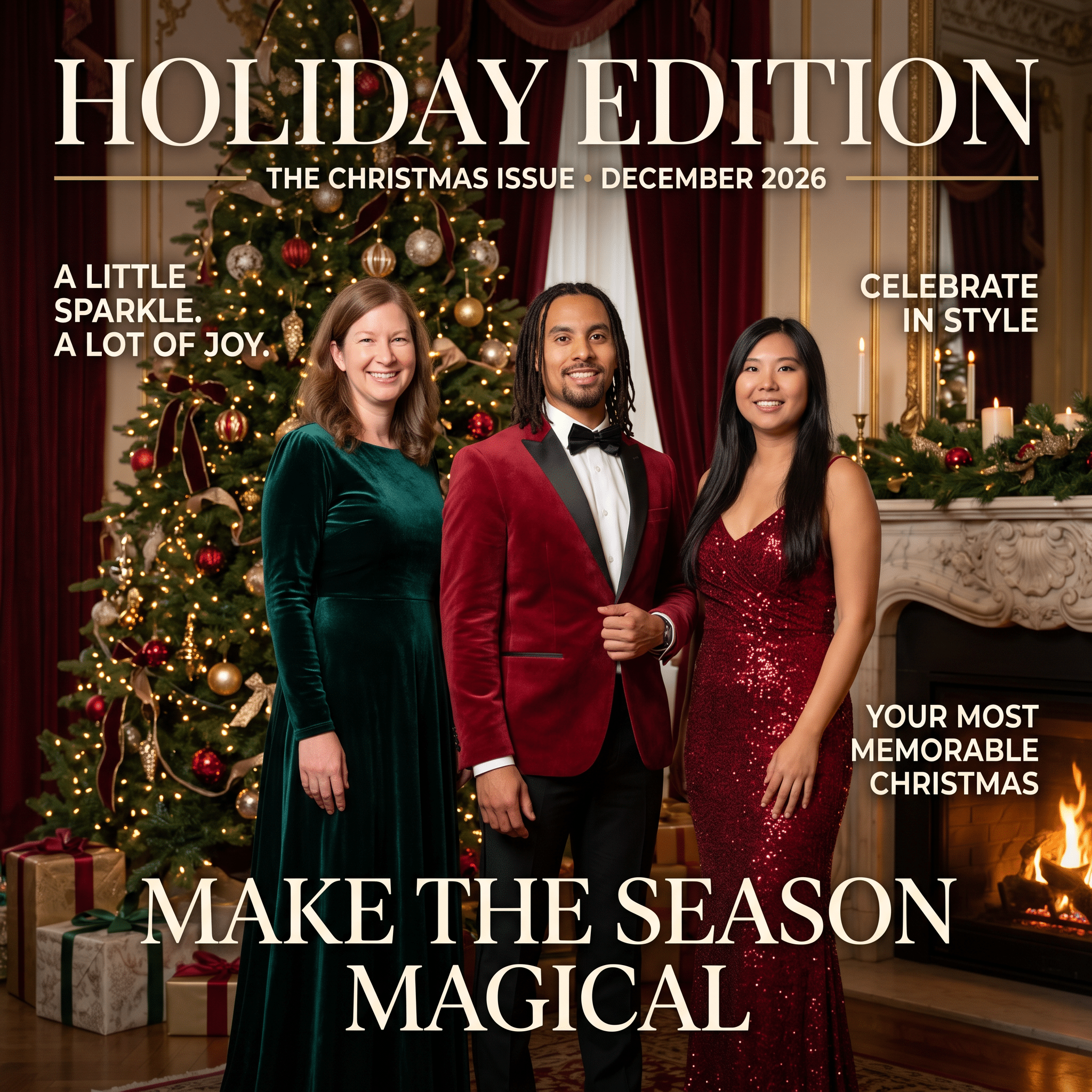 Christmas Magazine Cover