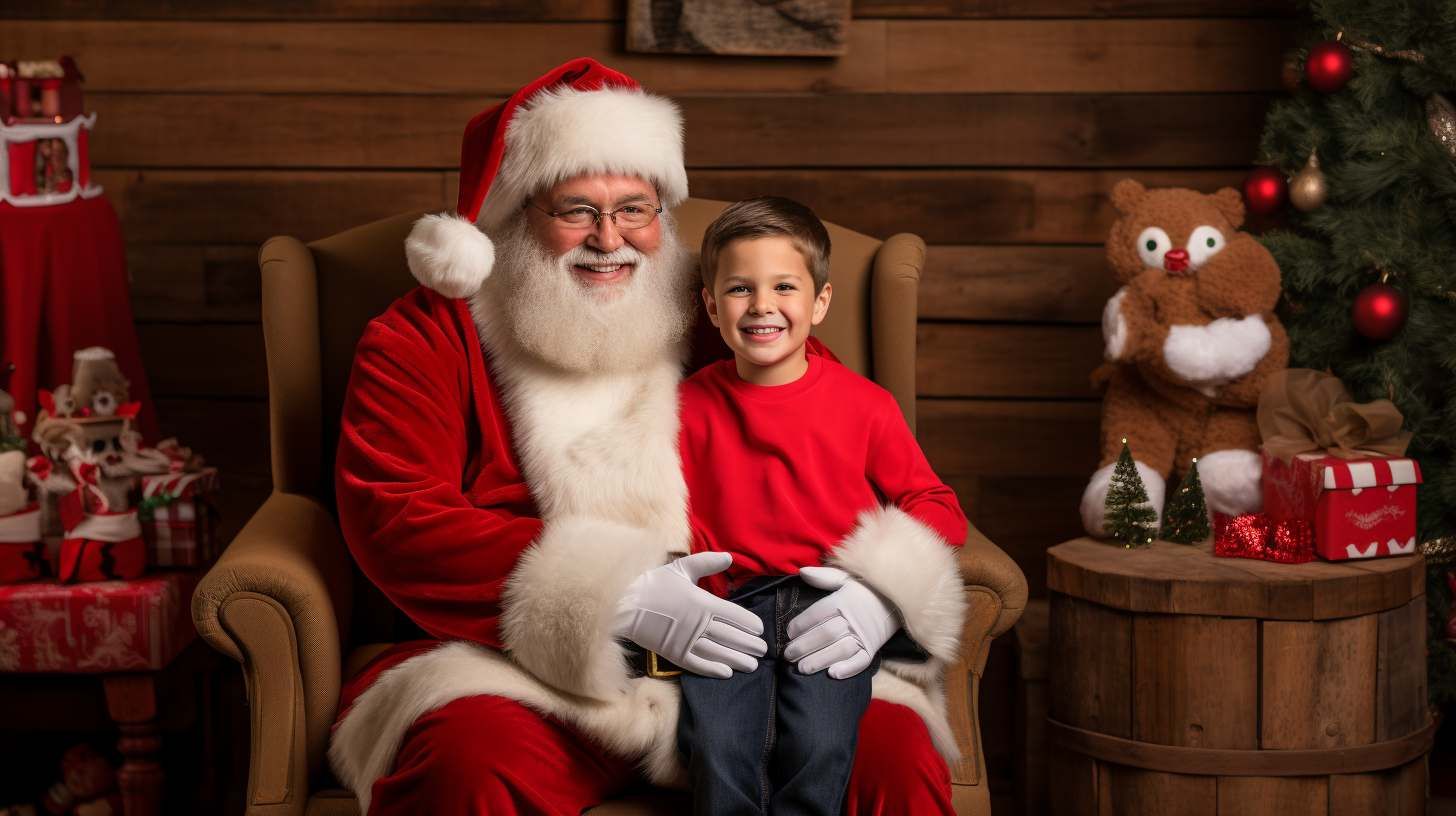 tomrzaca human looking santa sitting with a happy child Santas e534730d 510b 438c 99f3 990f80c86e4e 1fbe9881