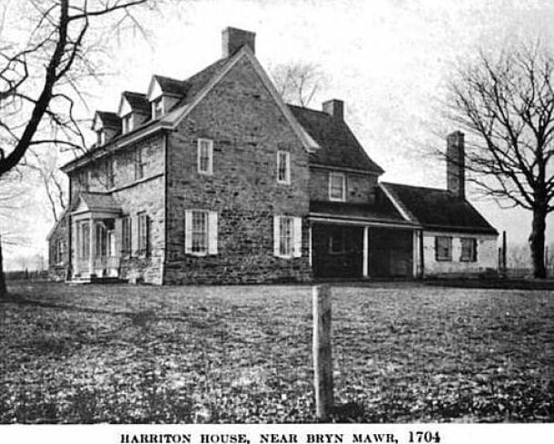 Harriton House as it appeared ca. 1919.